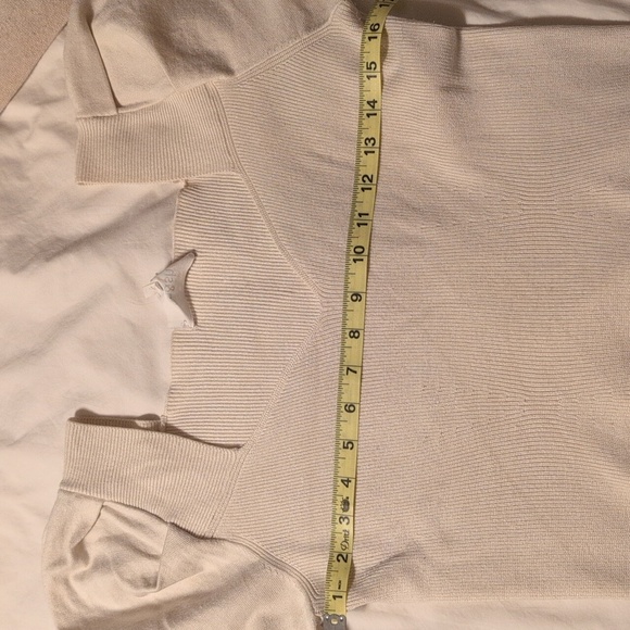 ba&sh Ivory Ribbed Knit Sweater - Picture 6 of 7